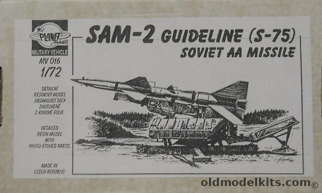 Planet Models 1/72 SAM-2 Guideline S-75 Soviet AA Missile, MV016 plastic model kit